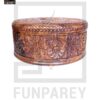Premium Wooden Dry Fruit Bowl 10" with Heavy Carving Design - Image 15