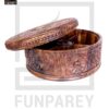 Premium Wooden Dry Fruit Bowl 10" with Heavy Carving Design - Image 12