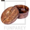 Premium Wooden Dry Fruit Bowl 10" with Heavy Carving Design - Image 23