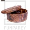 Premium Wooden Dry Fruit Bowl 10" with Heavy Carving Design - Image 6