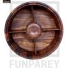 Premium Wooden Dry Fruit Bowl 10" with Heavy Carving Design - Image 19