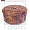 Premium Wooden Dry Fruit Bowl 10" with Heavy Carving Design - Image 18