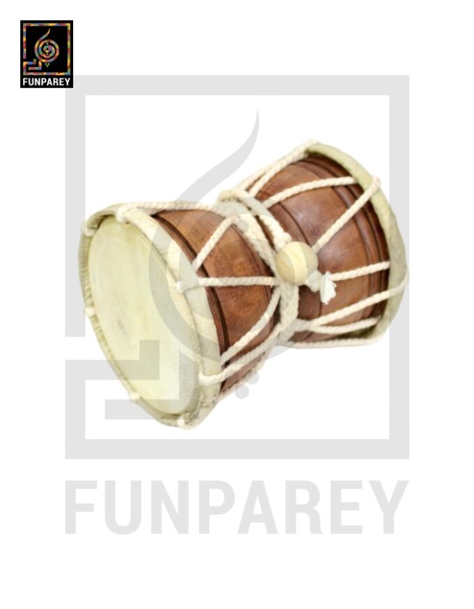 Handmade Wooden Dugdugi - Image 2