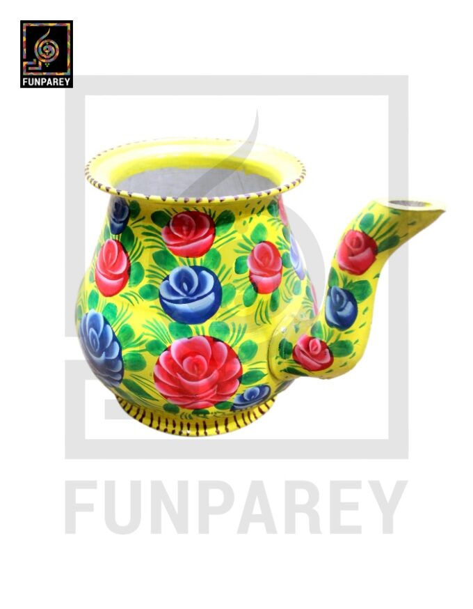 Hand Painted Truck Art Ewer / Pitcher / Truck Art Lota/ Truck Art Planter - Image 9