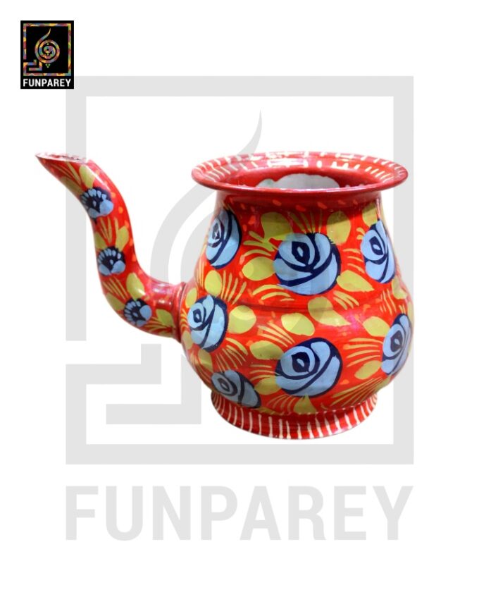 Hand Painted Truck Art Ewer / Pitcher / Truck Art Lota/ Truck Art Planter - Image 10