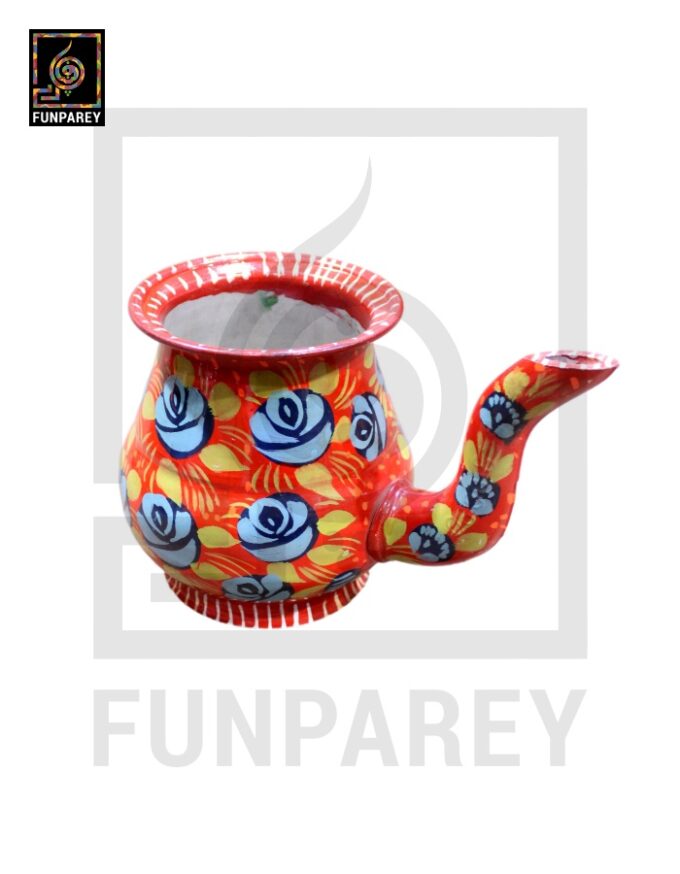 Hand Painted Truck Art Ewer / Pitcher / Truck Art Lota/ Truck Art Planter - Image 11