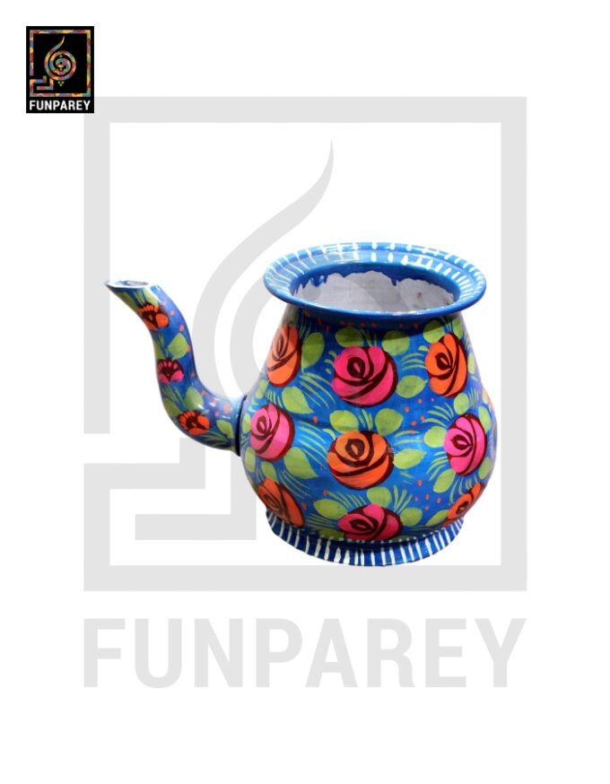 Hand Painted Truck Art Ewer / Pitcher / Truck Art Lota/ Truck Art Planter - Image 12