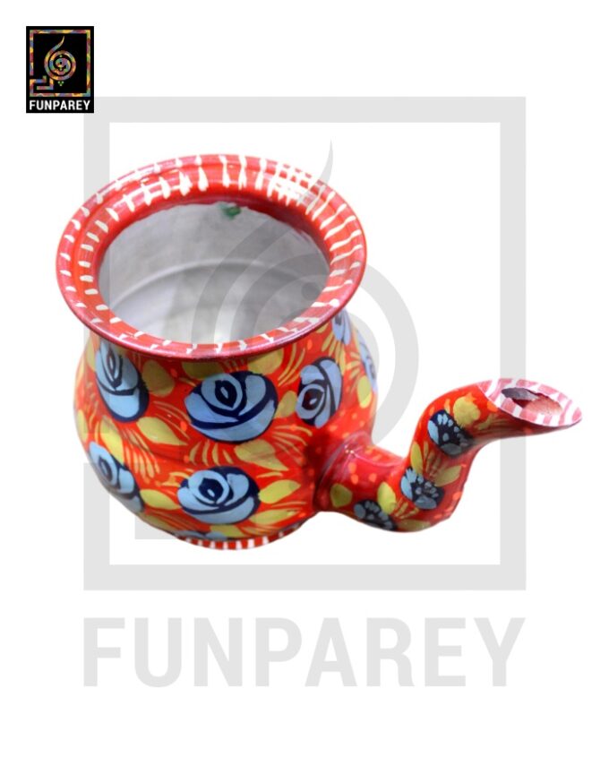 Hand Painted Truck Art Ewer / Pitcher / Truck Art Lota/ Truck Art Planter - Image 2