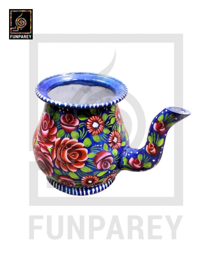 Hand Painted Truck Art Ewer / Pitcher / Truck Art Lota/ Truck Art Planter - Image 7
