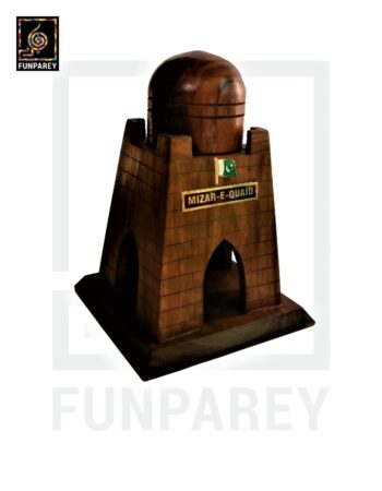 Handmade Wooden Premium Mazar e Quaid Model 6"