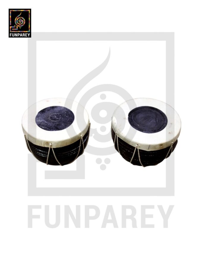Handmade Vintage Decorative Nagara Drums Pair - Image 2