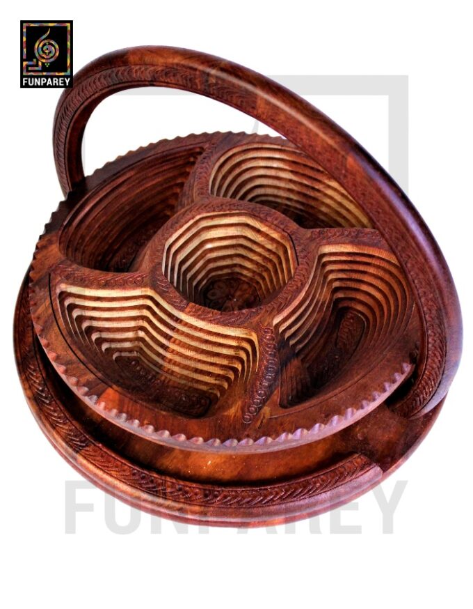 Handmade Wooden Premium Spring Tray 18" - Image 4