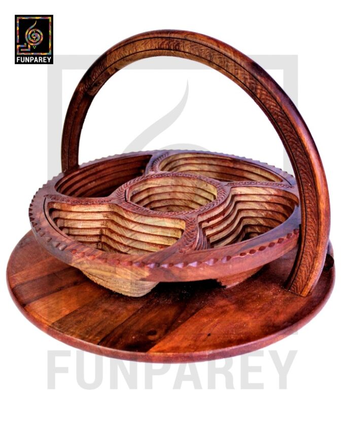 Handmade Wooden Premium Spring Tray 18" - Image 12