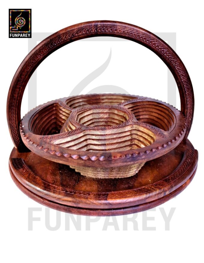 Handmade Wooden Premium Spring Tray 18" - Image 9