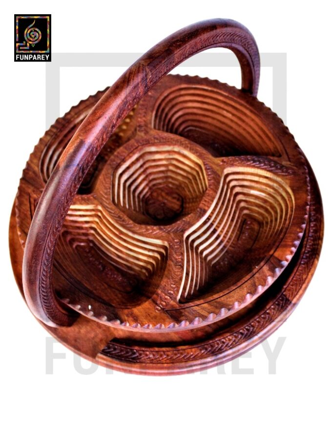 Handmade Wooden Premium Spring Tray 18" - Image 10