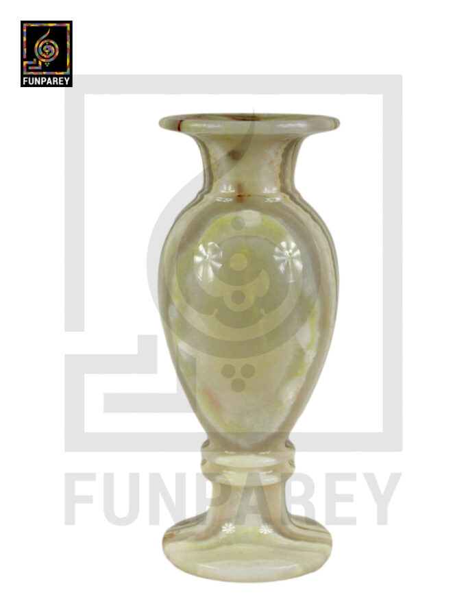 Premium Onyx Stone Vase Heavy 14" Single - Image 13