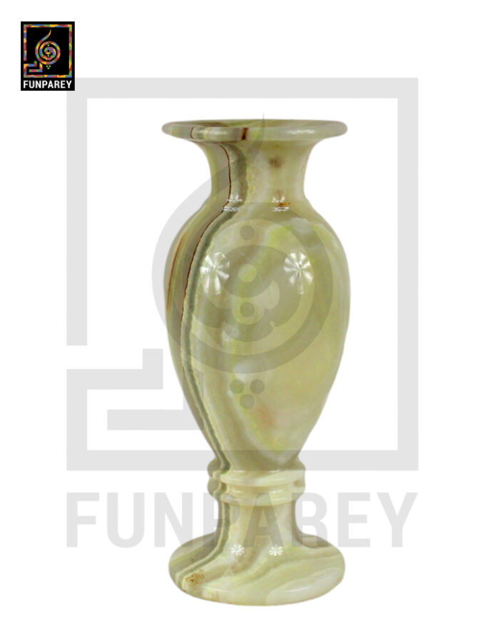Premium Onyx Stone Vase Heavy 14" Single - Image 14