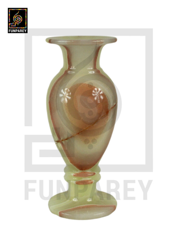 Premium Onyx Stone Vase Heavy 14" Single - Image 17