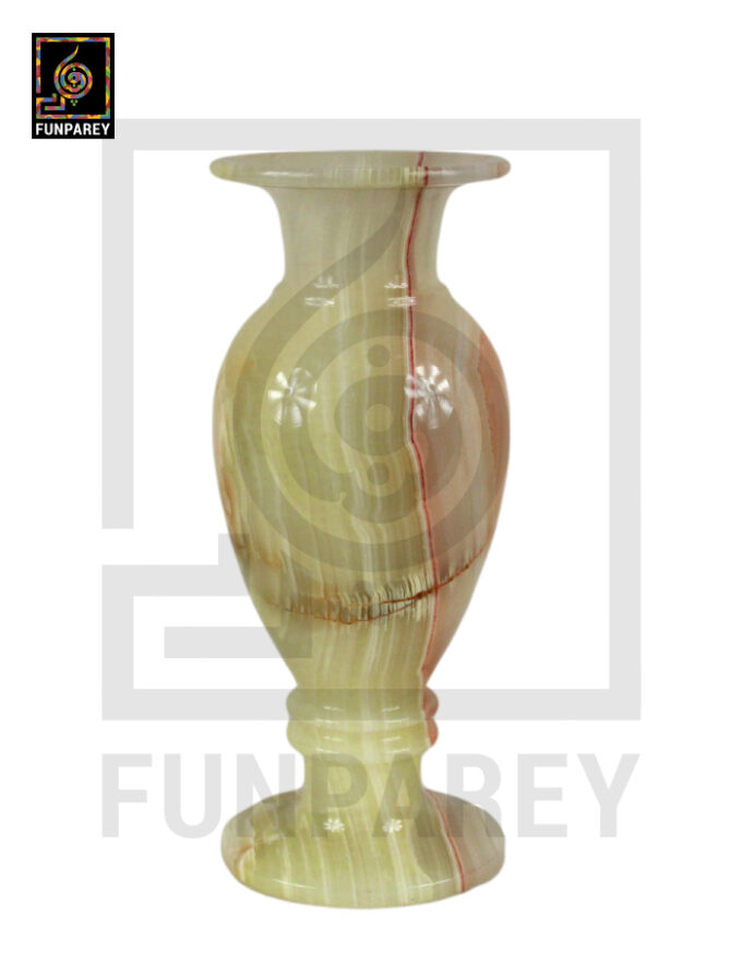Premium Onyx Stone Vase Heavy 14" Single - Image 18