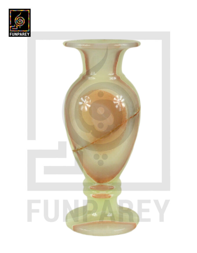 Premium Onyx Stone Vase Heavy 14" Single - Image 6