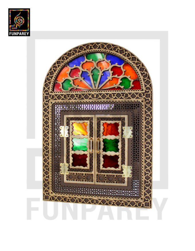 Handmade Decorative Doorway Mirror (Small) 12″ - Image 2