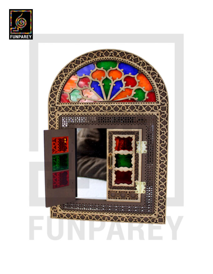 Handmade Decorative Doorway Mirror (Small) 12″ - Image 5
