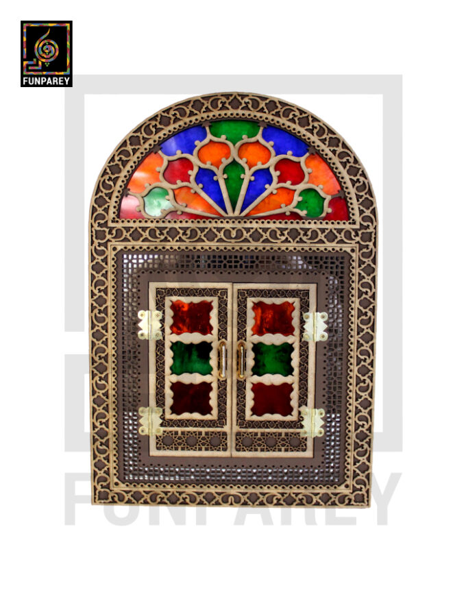 Handmade Decorative Doorway Mirror (Medium) 14″ - Image 3