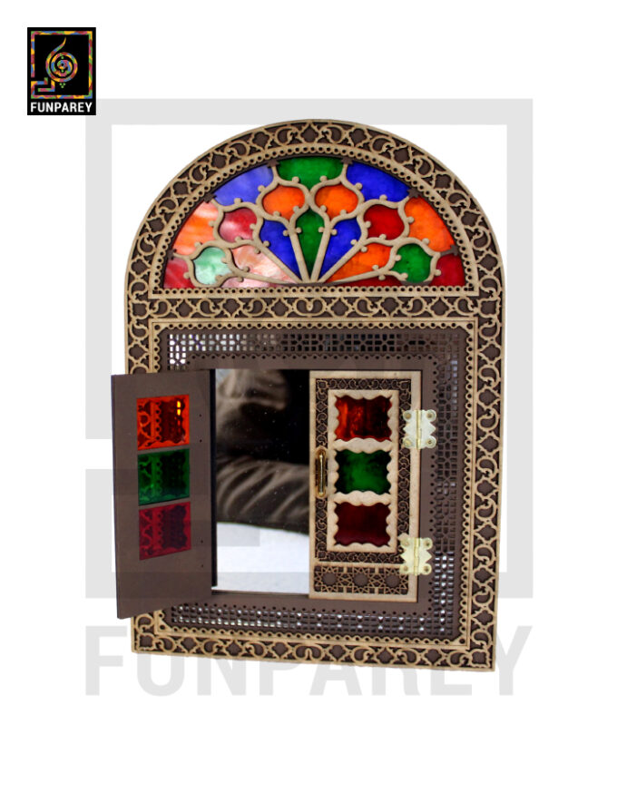 Handmade Decorative Doorway Mirror (Medium) 14″ - Image 4
