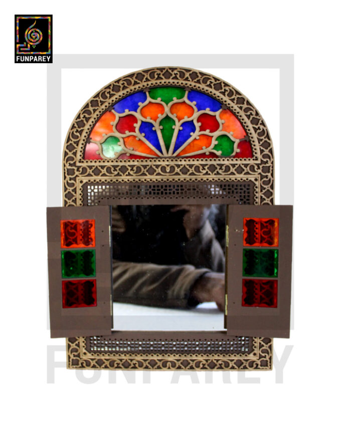 Handmade Decorative Doorway Mirror (Medium) 14″ - Image 5