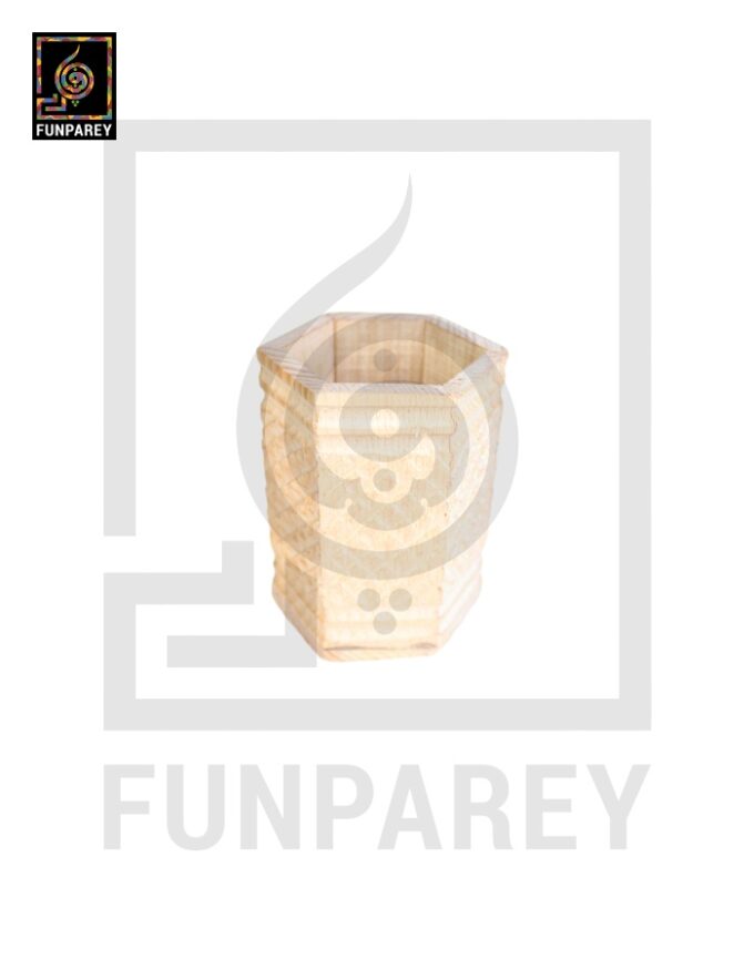 Hand Crafted Accessory Jar Hexdot White - Image 7
