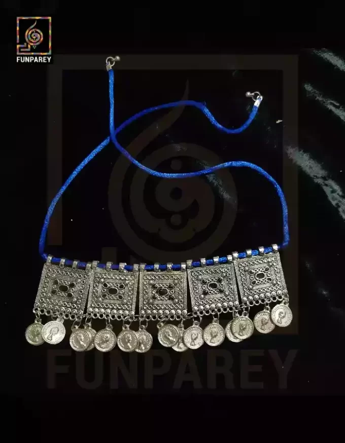 Oxidized Metal Jewelry Choker "Azuric V2"