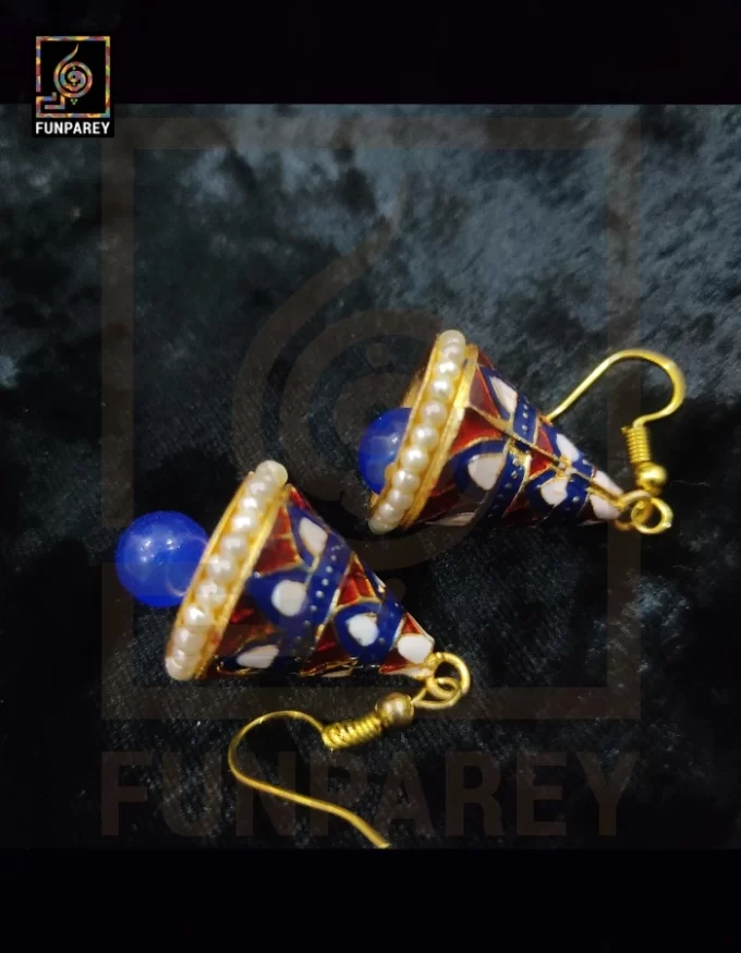 Ethnic Tribal Metallic Earrings "Chime Police" - Image 3