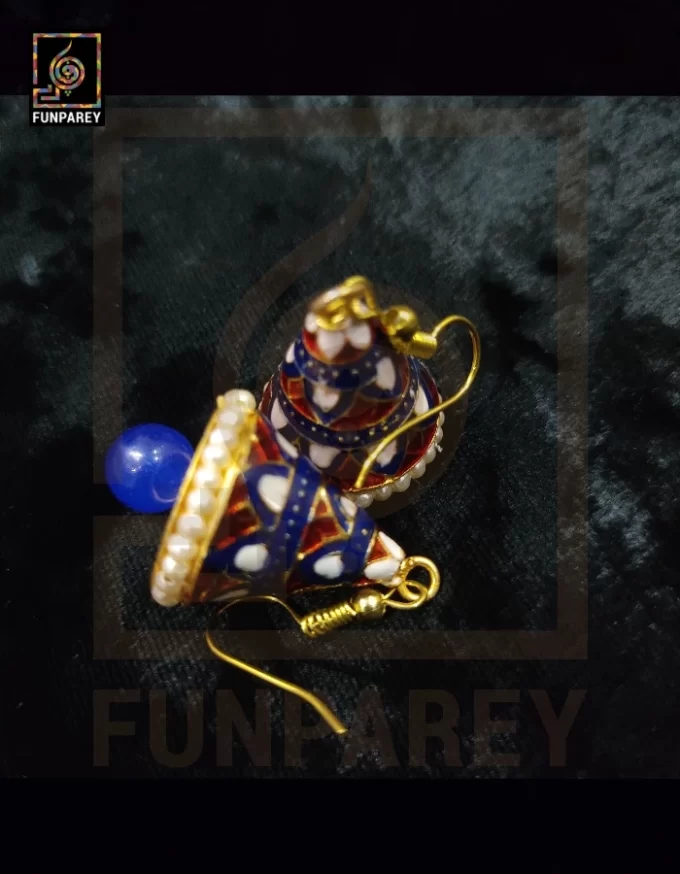 Ethnic Tribal Metallic Earrings "Chime Police" - Image 4