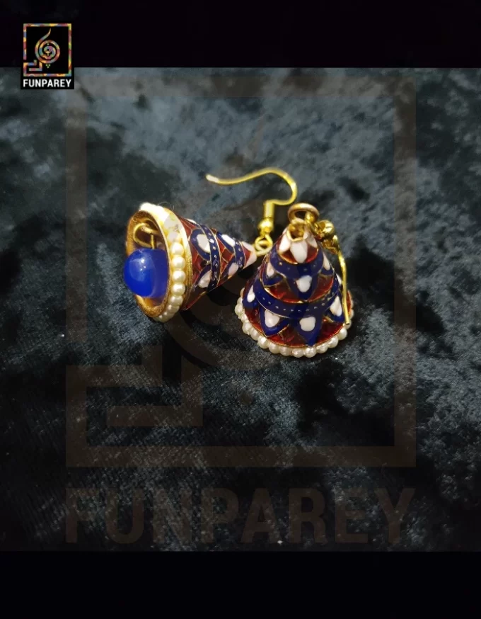 Ethnic Tribal Metallic Earrings "Chime Police"