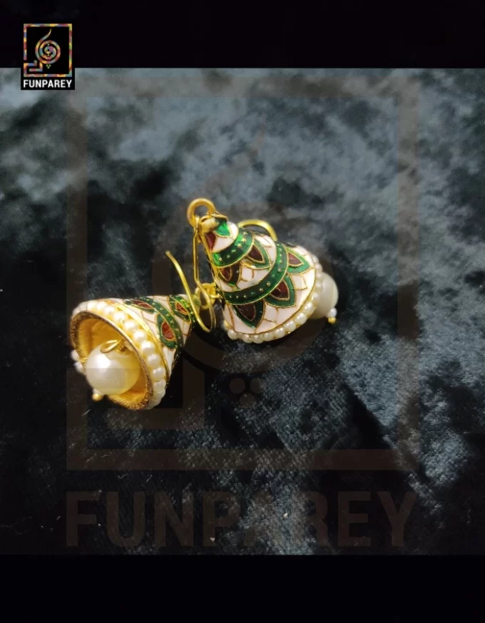 Ethnic Tribal Metallic Earrings "Chime PK" - Image 3