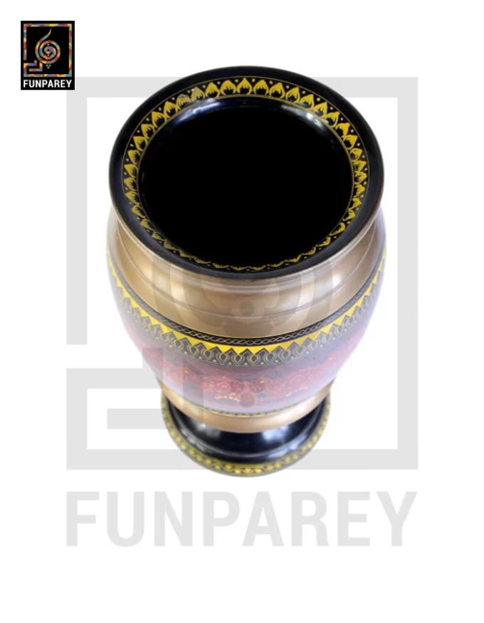 Wooden Planter Vase Naqshi Art - Image 5