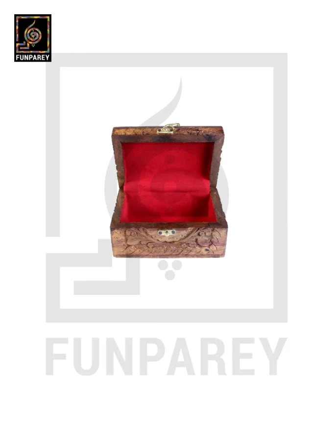 Hand Carved Jewelry Box - Premium 4/6 - Image 6