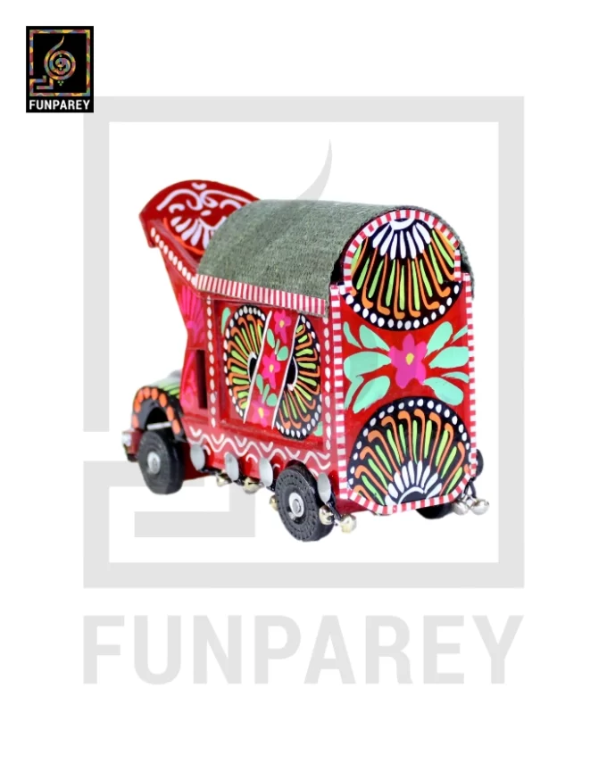 Handcrafted Premium Wooden Pakistani Traditional Truck Medium - Image 16