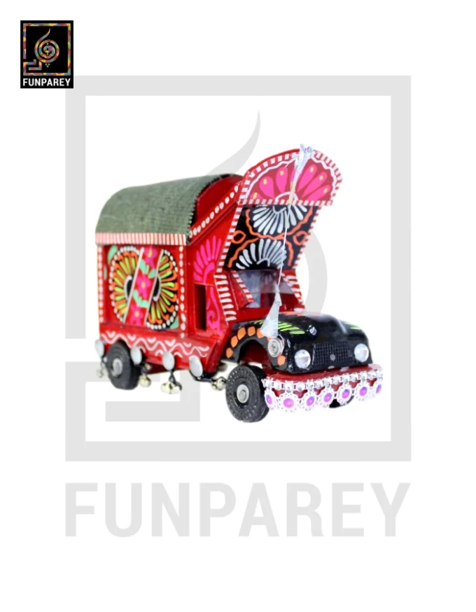 Handcrafted Premium Wooden Pakistani Traditional Truck Medium - Image 18