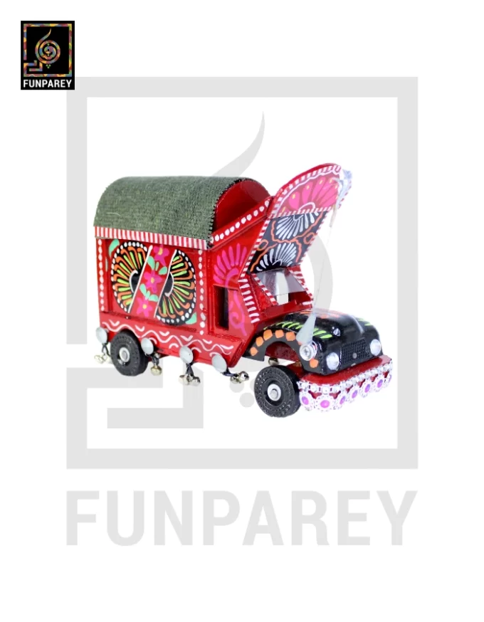 Handcrafted Premium Wooden Pakistani Traditional Truck Medium - Image 26
