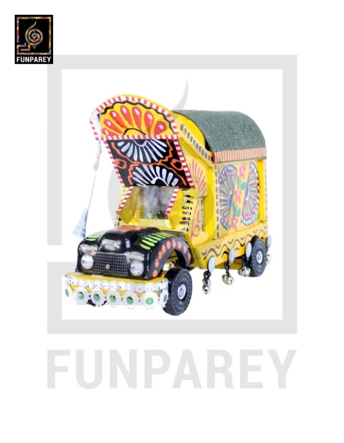 Handcrafted Premium Wooden Pakistani Traditional Truck Medium - Image 7