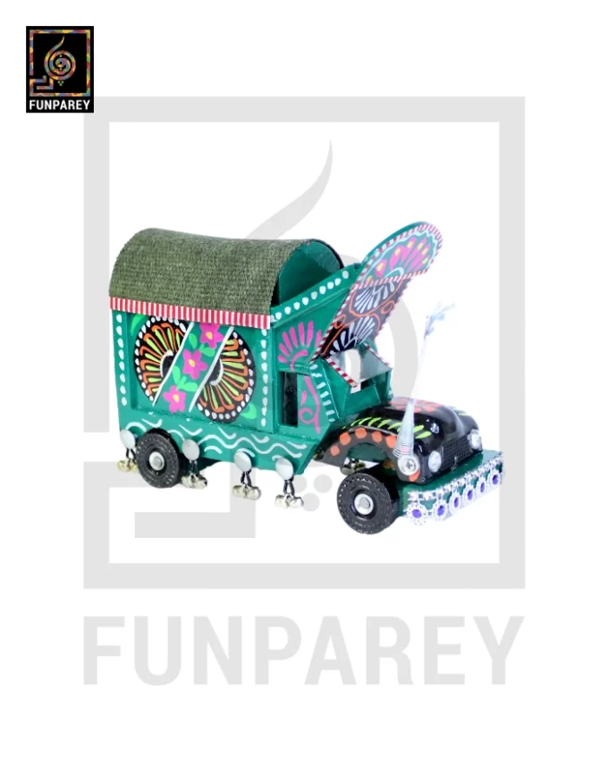 Handcrafted Premium Wooden Pakistani Traditional Truck Medium - Image 5