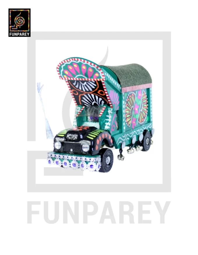 Handcrafted Premium Wooden Pakistani Traditional Truck Medium - Image 30