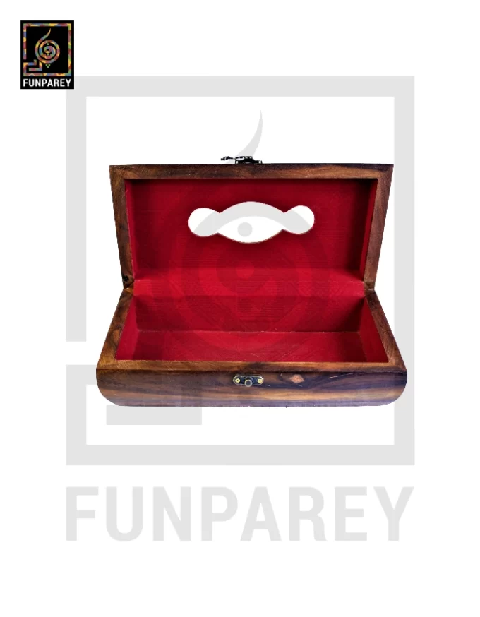 Premium Handcrafted Wooden Tissue Box with Rounded Sides - Image 5