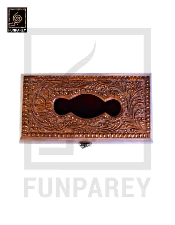 Premium Handcrafted Wooden Tissue Box with Rounded Sides - Image 6