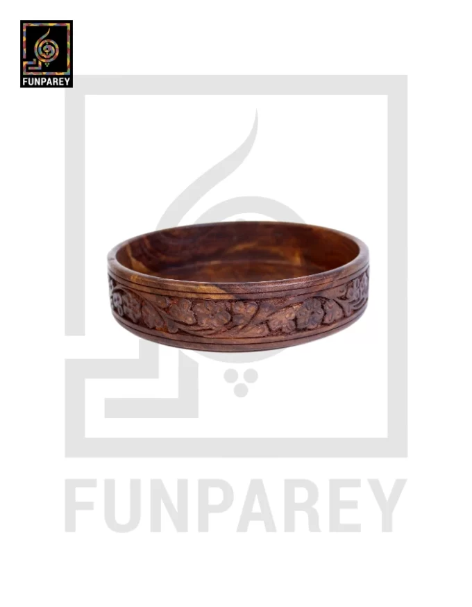 Hand Carved Premium Wooden Bowl Set - Image 6