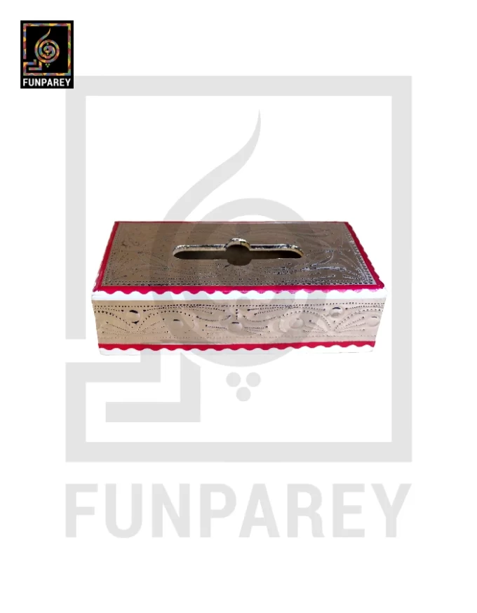 Premium Tissue Box with Embossed Foil Work Medium - Image 3