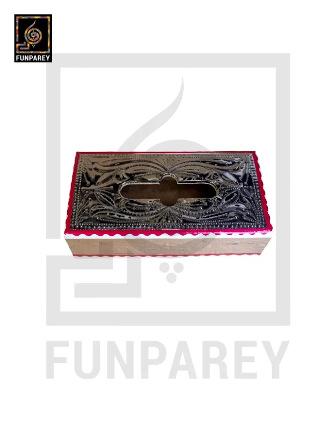 Premium Tissue Box with Embossed Foil Work Medium - Image 4