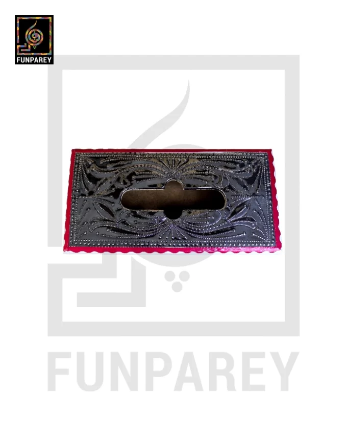 Premium Tissue Box with Embossed Foil Work Medium - Image 5