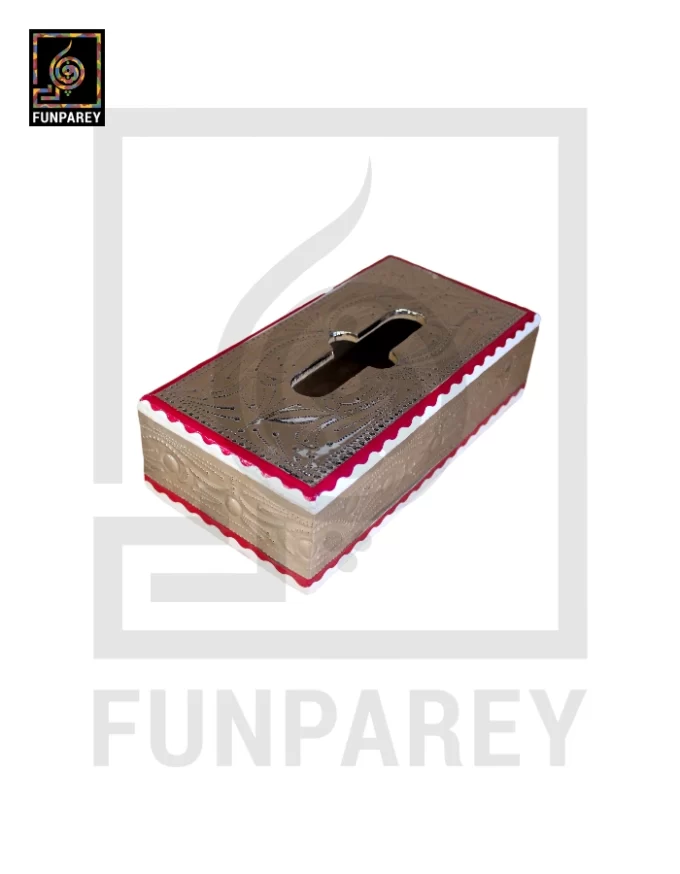 Premium Tissue Box with Embossed Foil Work Medium - Image 8